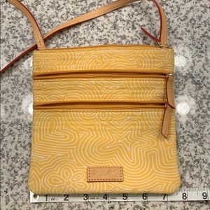 Yellow Dooney & Bourke Cross Body Purse